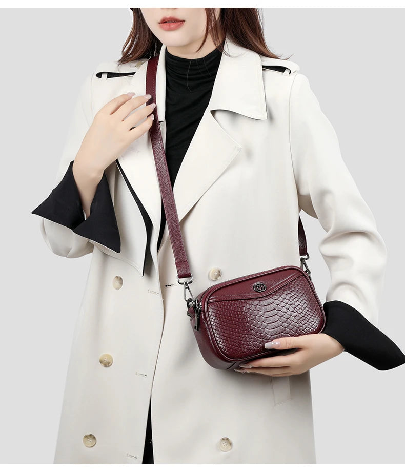 Luxury Fashion Handbag Women’s Simple Small Square Bag Versatile Shoulder Crossbody