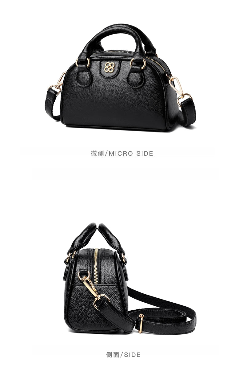 Luxury PU Leather Small Crossbody Bag Women’s Simple Handbag Versatile Shoulder Bag for Daily Use