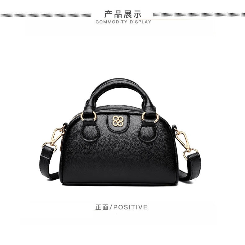 Luxury PU Leather Small Crossbody Bag Women’s Simple Handbag Versatile Shoulder Bag for Daily Use