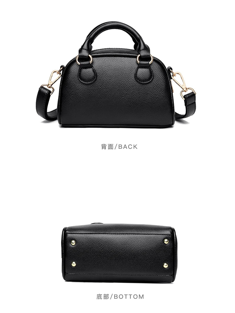 Luxury PU Leather Small Crossbody Bag Women’s Simple Handbag Versatile Shoulder Bag for Daily Use