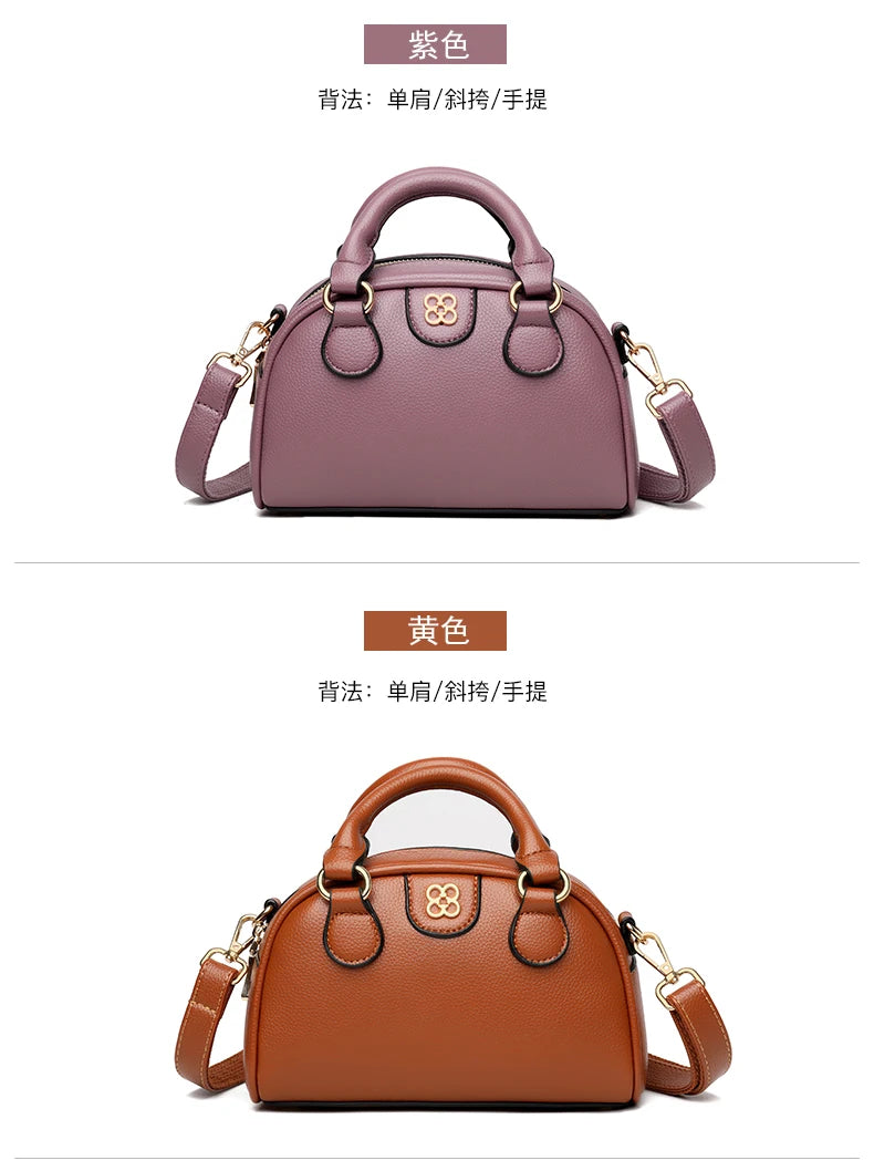 Luxury PU Leather Small Crossbody Bag Women’s Simple Handbag Versatile Shoulder Bag for Daily Use