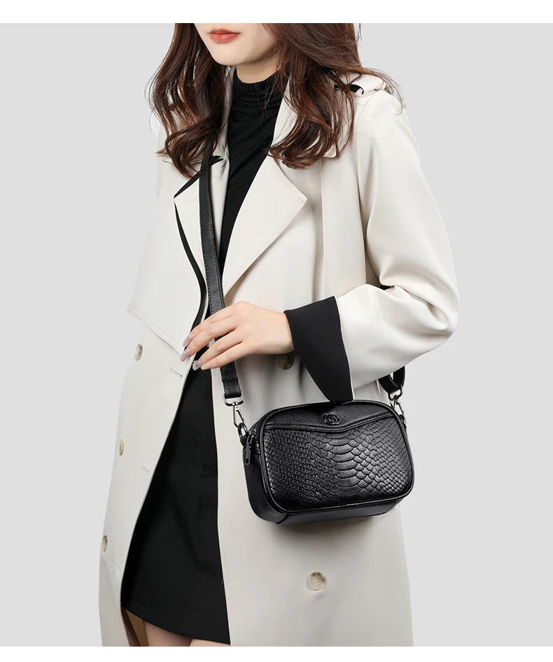 Luxury Fashion Handbag Women’s Simple Small Square Bag Versatile Shoulder Crossbody