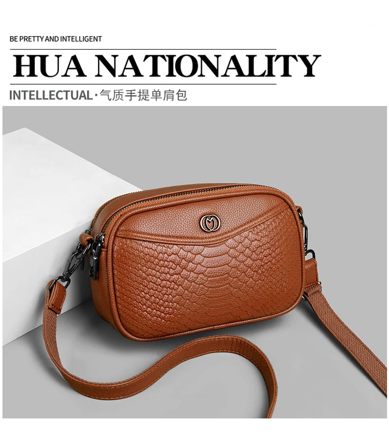 Luxury Fashion Handbag Women’s Simple Small Square Bag Versatile Shoulder Crossbody