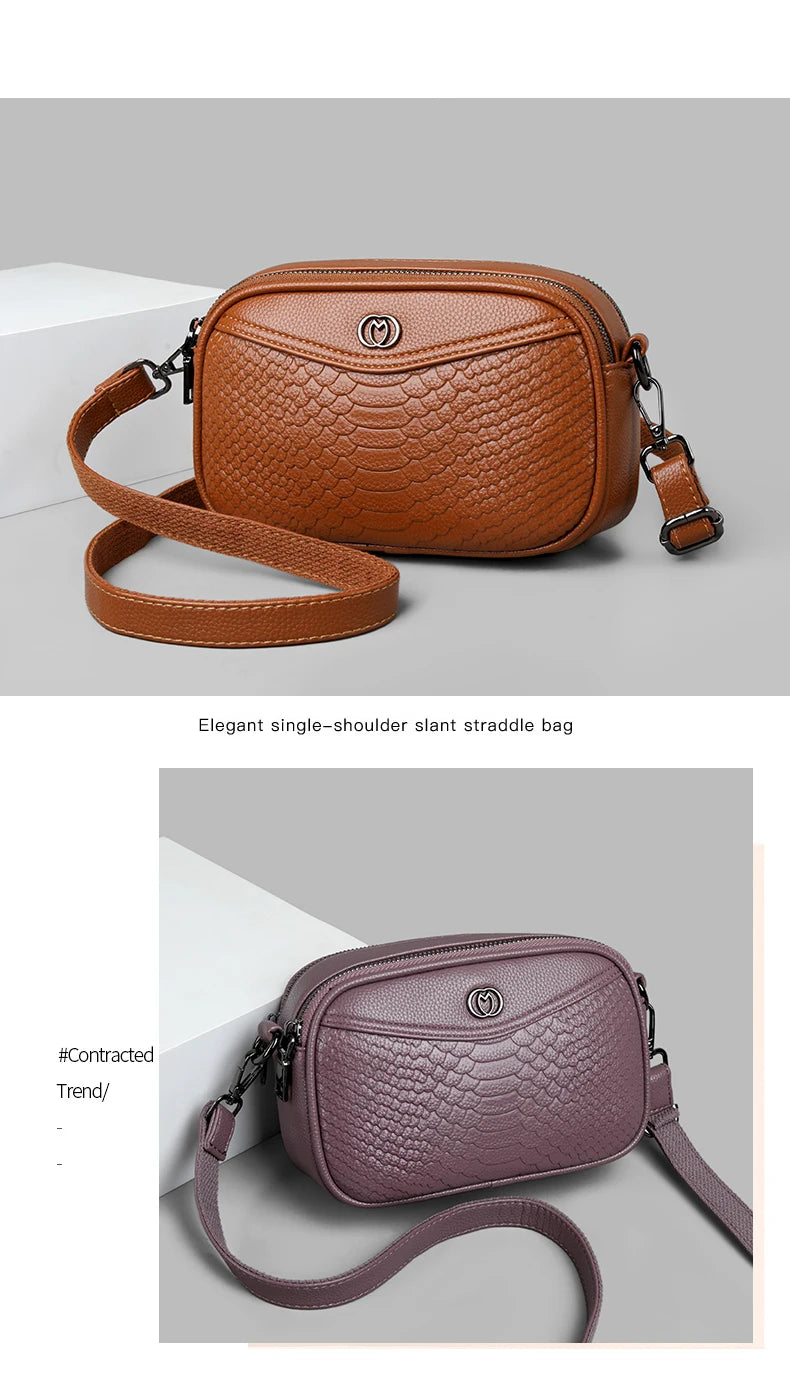 Luxury Fashion Handbag Women’s Simple Small Square Bag Versatile Shoulder Crossbody