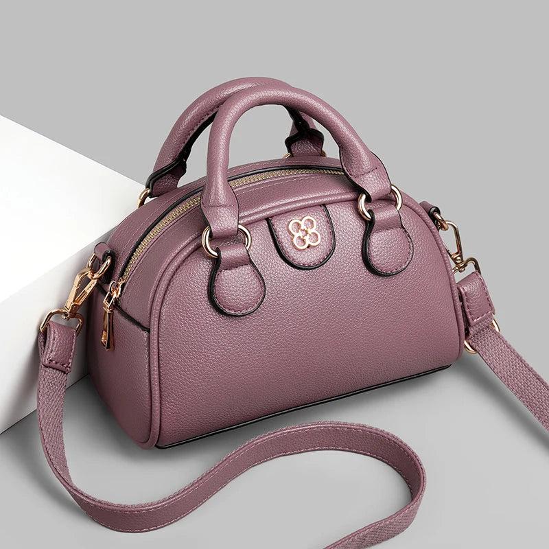 Luxury PU Leather Small Crossbody Bag Women’s Simple Handbag Versatile Shoulder Bag for Daily Use