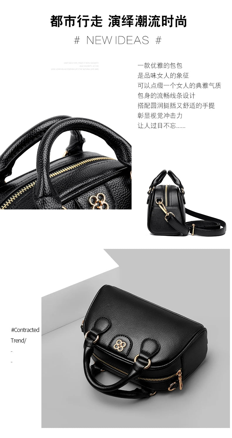 Luxury PU Leather Small Crossbody Bag Women’s Simple Handbag Versatile Shoulder Bag for Daily Use