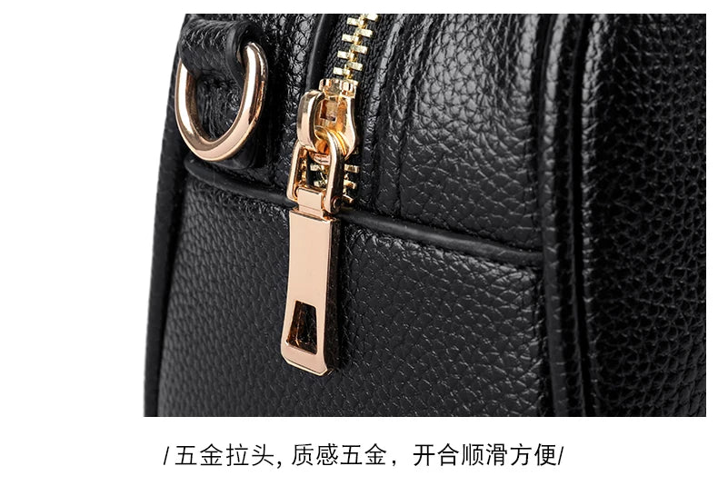 Luxury PU Leather Small Crossbody Bag Women’s Simple Handbag Versatile Shoulder Bag for Daily Use