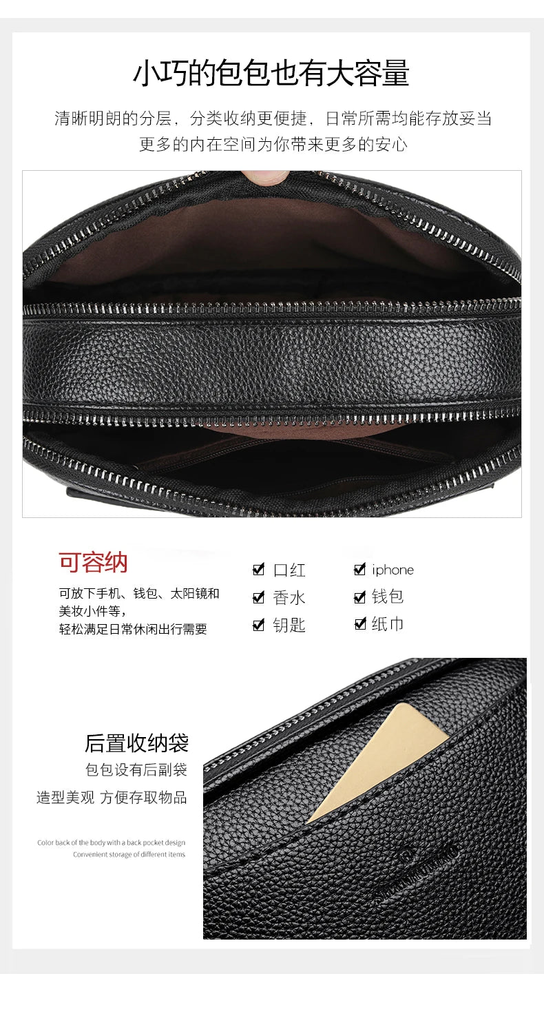 Luxury Fashion Handbag Women’s Simple Small Square Bag Versatile Shoulder Crossbody