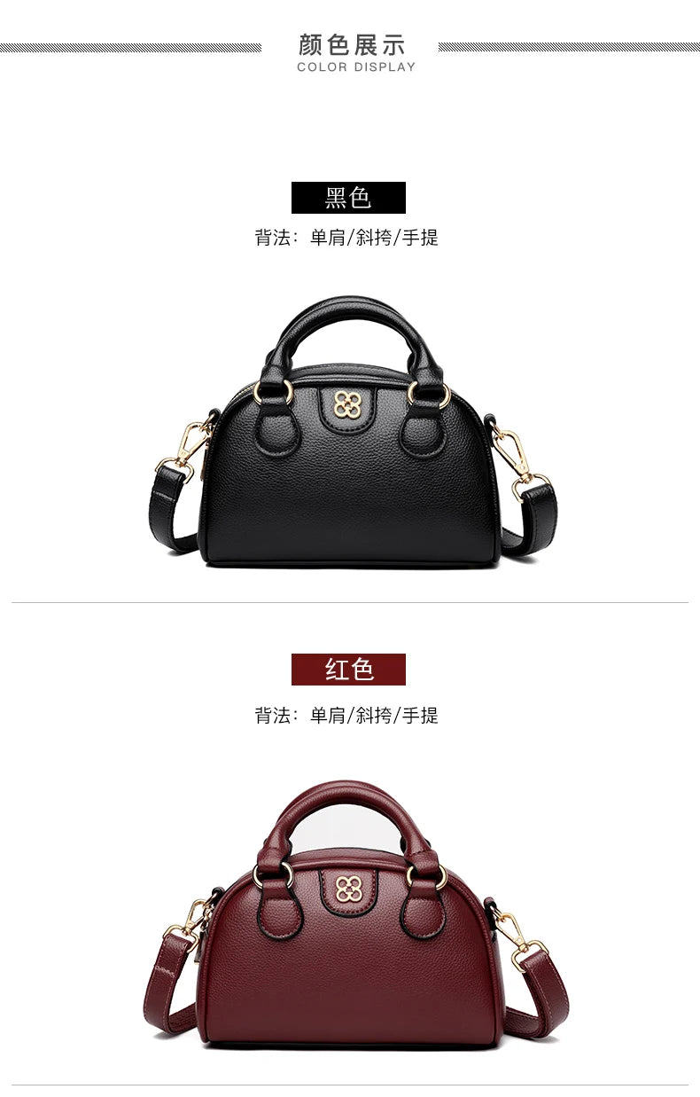 Luxury PU Leather Small Crossbody Bag Women’s Simple Handbag Versatile Shoulder Bag for Daily Use
