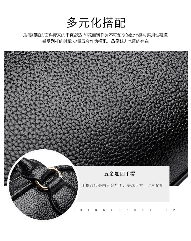 Luxury PU Leather Small Crossbody Bag Women’s Simple Handbag Versatile Shoulder Bag for Daily Use