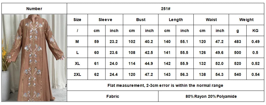 2025 Teal Muslim Abaya with Stand Collar and Exquisite Floral Embroidery Ideal for Islamic Festivities and Ramadan Celebrations