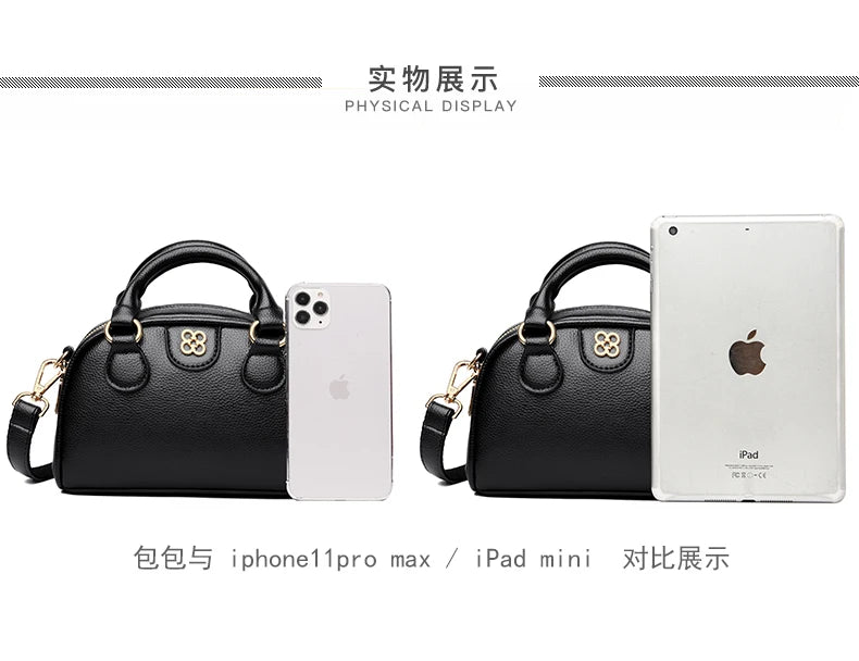 Luxury PU Leather Small Crossbody Bag Women’s Simple Handbag Versatile Shoulder Bag for Daily Use