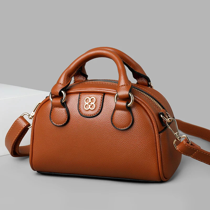 Luxury PU Leather Small Crossbody Bag Women’s Simple Handbag Versatile Shoulder Bag for Daily Use