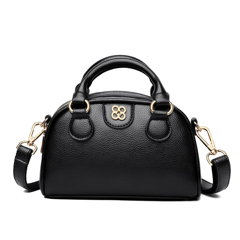 Luxury PU Leather Small Crossbody Bag Women’s Simple Handbag Versatile Shoulder Bag for Daily Use