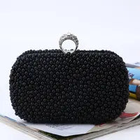 Soft Beaded Women Evening  Bags Cover Open Style Lady Wedding  Bridal Bridesmaid Handbags Purse Bag For New Year Gift Clutch