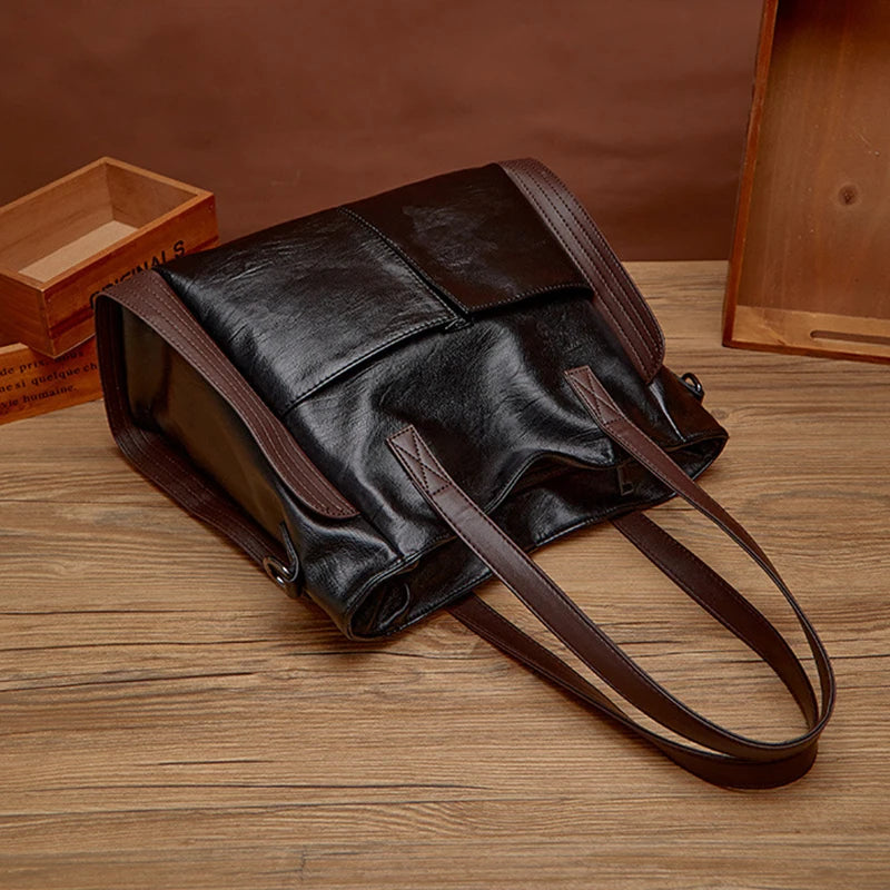 Luxury Design Handbags Women PU Leather Top-handle Crossbody Bags Female Shoulder Bag Large Capacity Shopper Totes bolso mujer