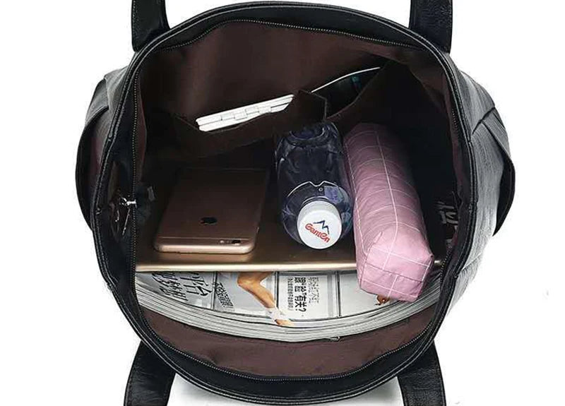 Luxury Design Handbags Women PU Leather Top-handle Crossbody Bags Female Shoulder Bag Large Capacity Shopper Totes bolso mujer