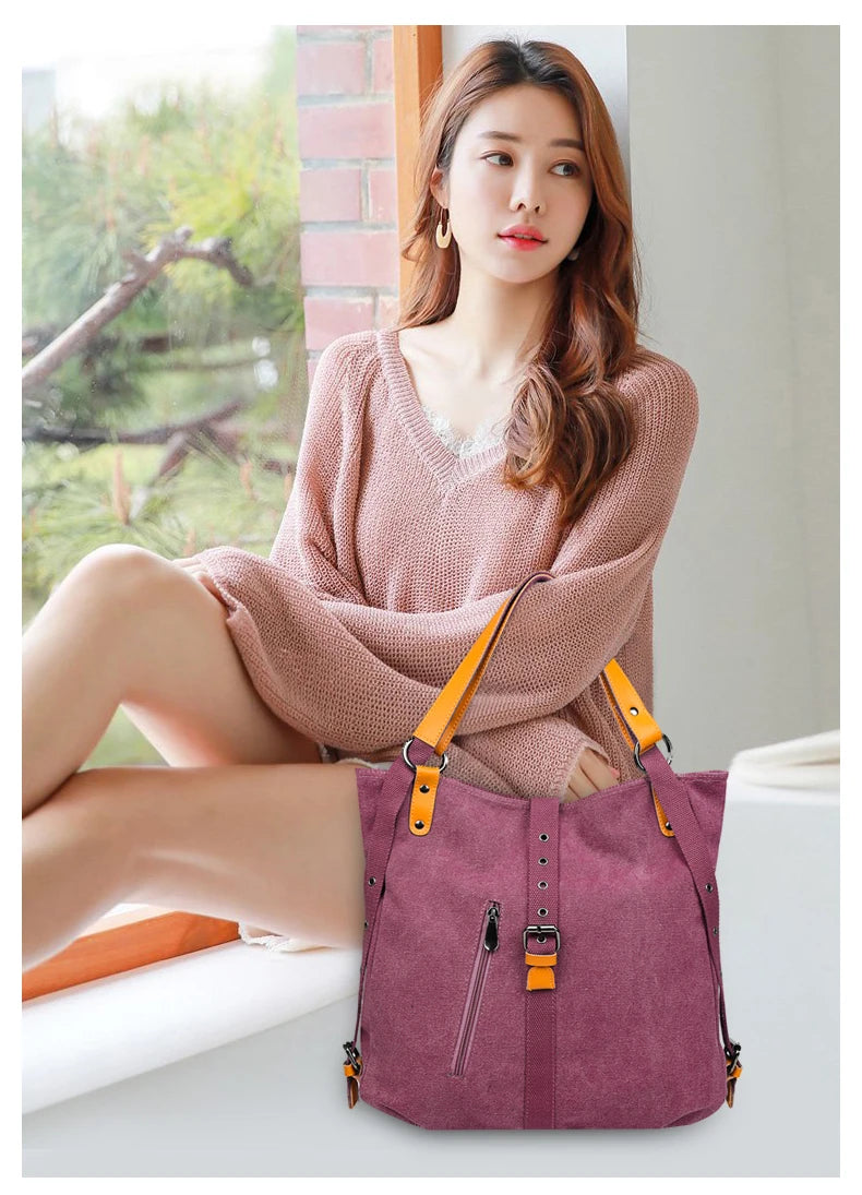 Luxury Designer Handbag Women Canvas Handbags Large Capacity Crossbody Bags For Women 2023 New Shoulder Bags Tote Bag Bolsa