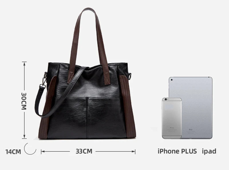 Luxury Design Handbags Women PU Leather Top-handle Crossbody Bags Female Shoulder Bag Large Capacity Shopper Totes bolso mujer