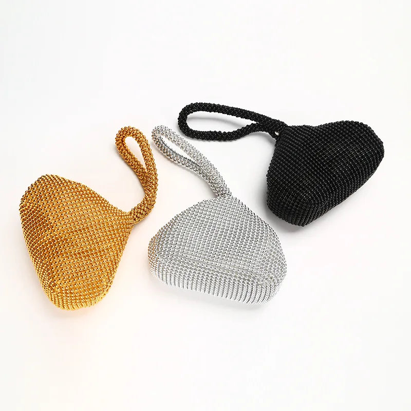 Soft Beaded Women Evening  Bags Cover Open Style Lady Wedding  Bridal Bridesmaid Handbags Purse Bag For New Year Gift Clutch