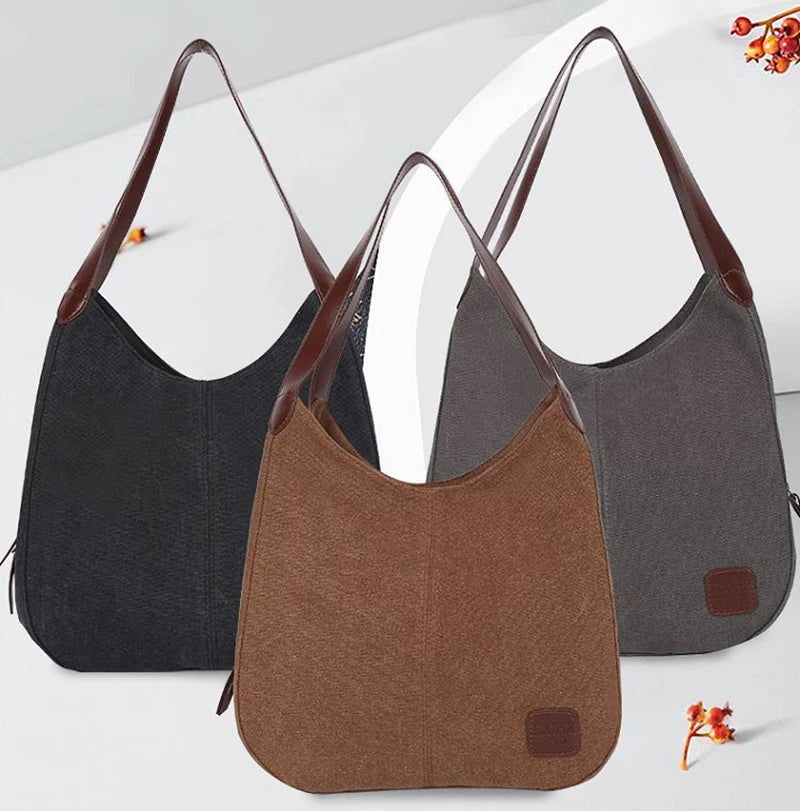 Gusure Luxury Handbags Women Travel Bags Designer Canvas High Capacity Crossbody Shoulder Bag Ladies Casual Tote bolsa