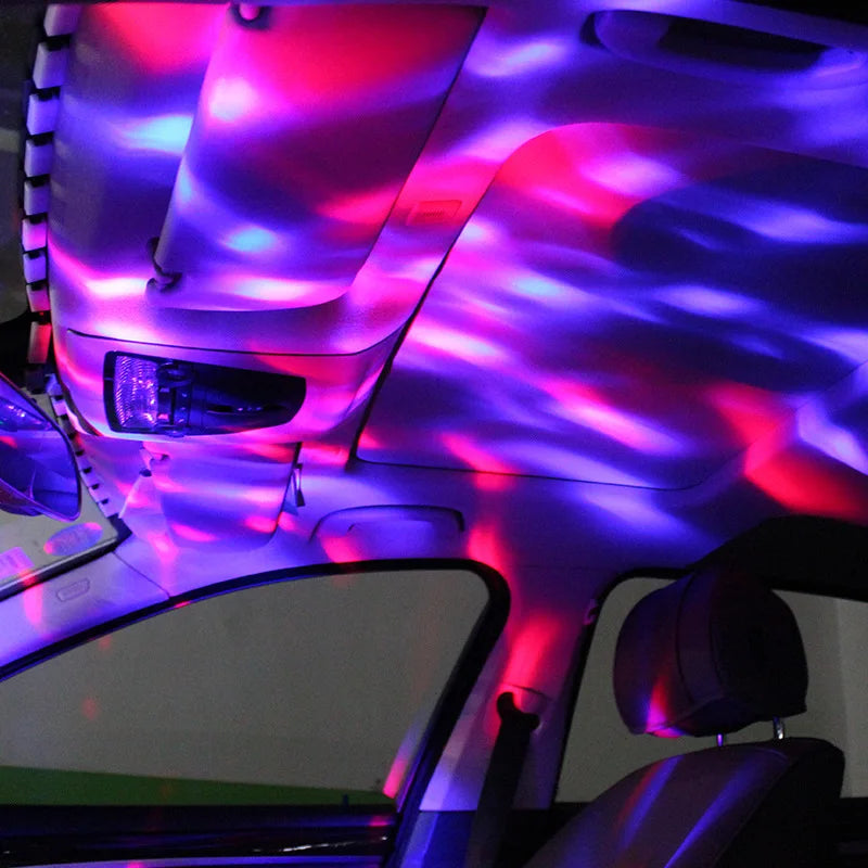 Laser Galaxy Projector лазерный проектор USB Light Romantic Car Roof Star Light Interior For Home