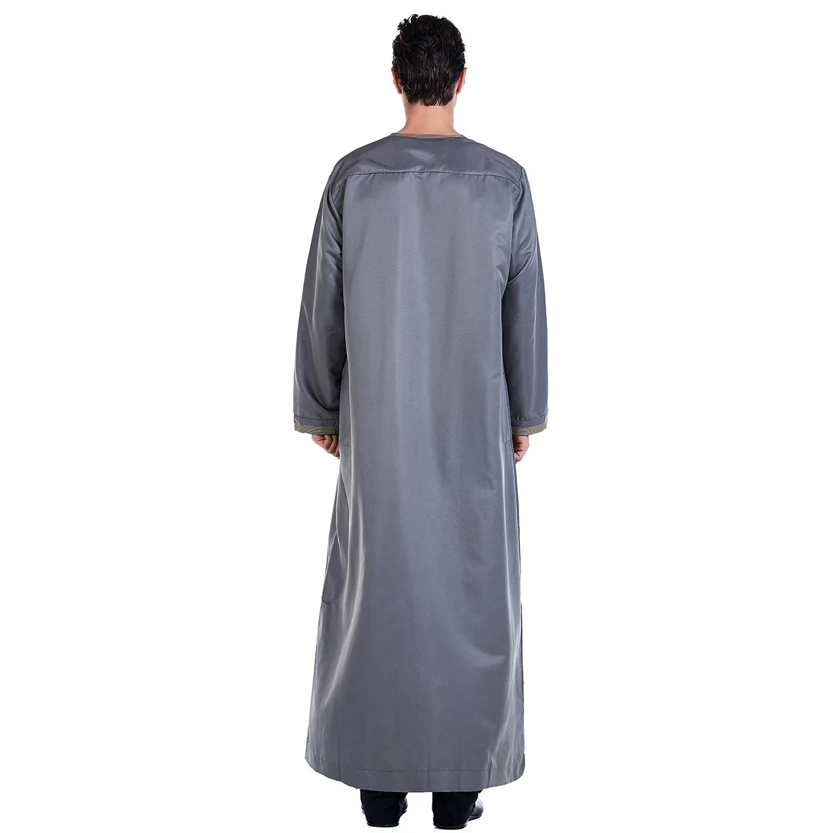 Muslim Men Abaya Robes Arab Middle Eastern Jubba Thobe Islam Clothing Kaftan Dress  Saudi Caftan