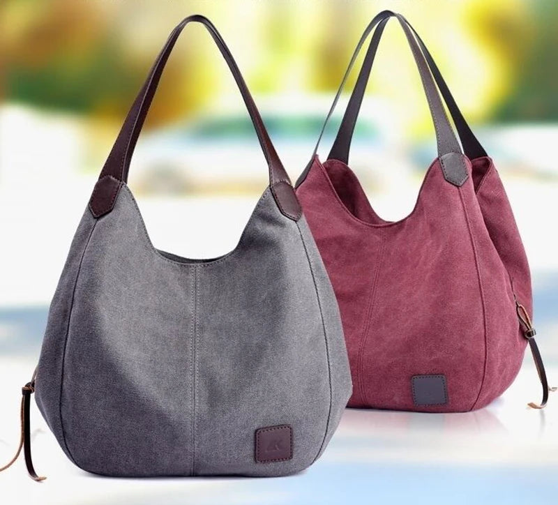 Gusure Luxury Handbags Women Travel Bags Designer Canvas High Capacity Crossbody Shoulder Bag Ladies Casual Tote bolsa