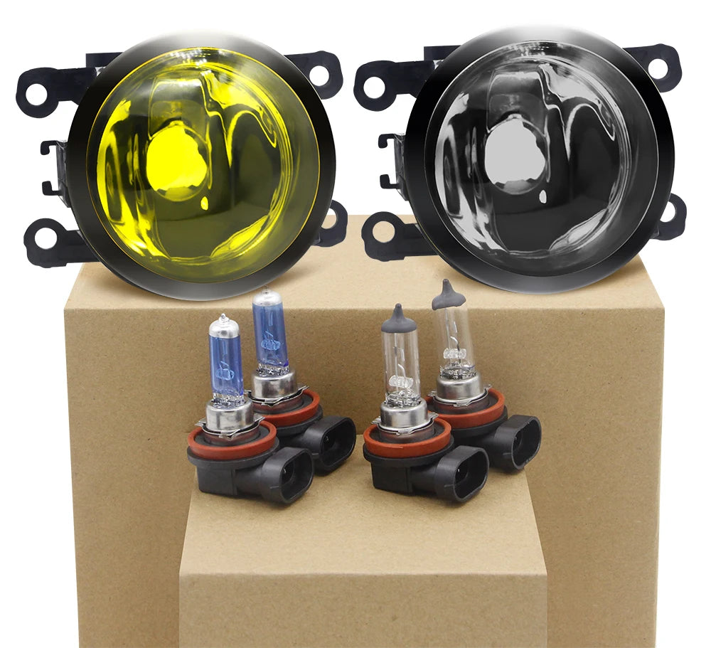 2 X Halogen Fog Light For Citroen C3 C4 C5 C6 DS3 DS4 DS5 SpaceTourer C-Elysee C-Crosser Berlingo Car Front Bumper Fog Lamp 12V
