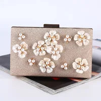 Soft Beaded Women Evening  Bags Cover Open Style Lady Wedding  Bridal Bridesmaid Handbags Purse Bag For New Year Gift Clutch