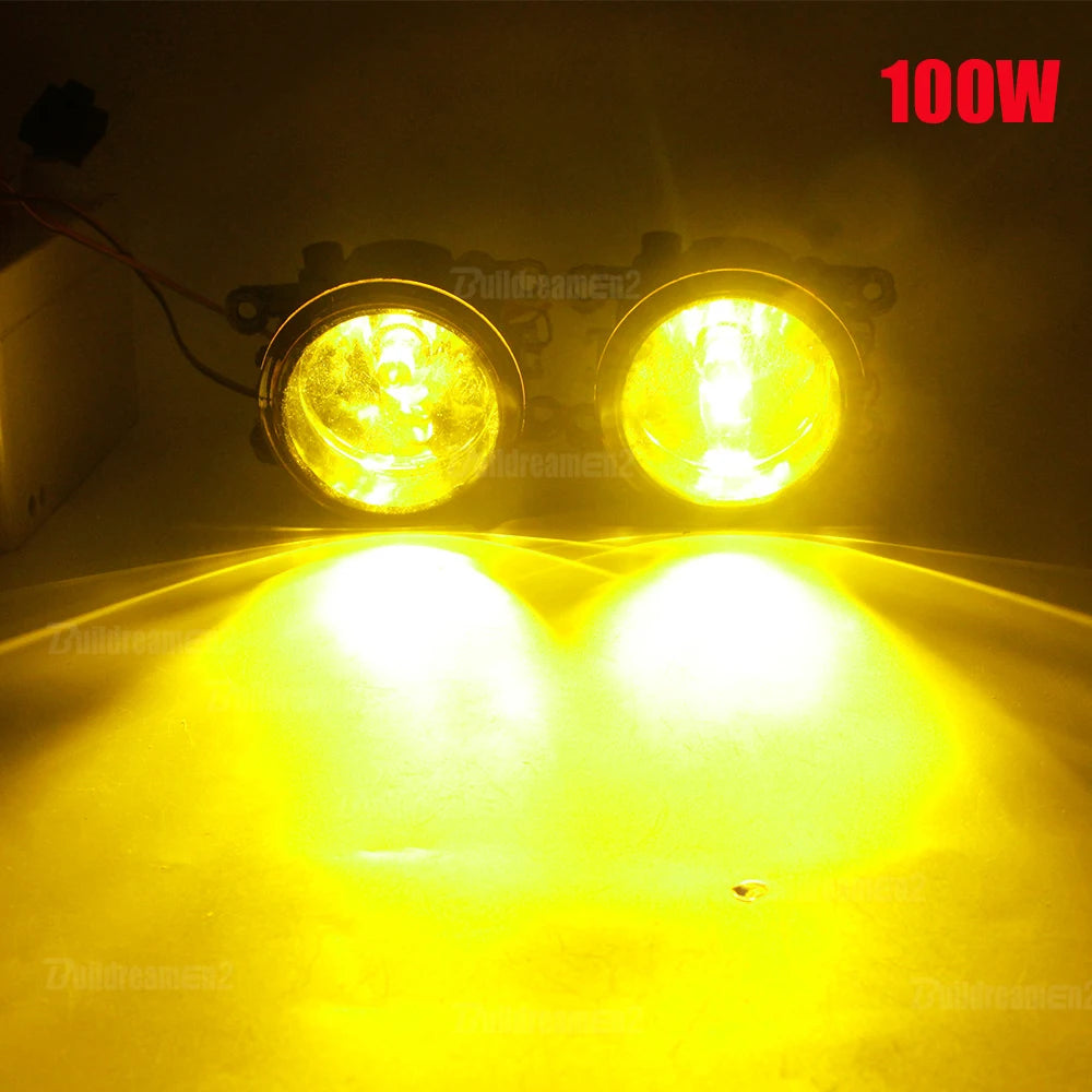 2 X Halogen Fog Light For Citroen C3 C4 C5 C6 DS3 DS4 DS5 SpaceTourer C-Elysee C-Crosser Berlingo Car Front Bumper Fog Lamp 12V