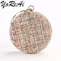 Soft Beaded Women Evening  Bags Cover Open Style Lady Wedding  Bridal Bridesmaid Handbags Purse Bag For New Year Gift Clutch