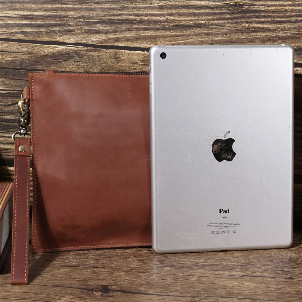 Men's Clutch Bags for men Genuine Leather Hand Bag Male Long Money Wallets Mobile Phone Pouch Man Party Clutch Card Holder