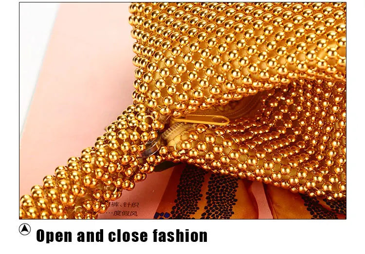 Soft Beaded Women Evening  Bags Cover Open Style Lady Wedding  Bridal Bridesmaid Handbags Purse Bag For New Year Gift Clutch