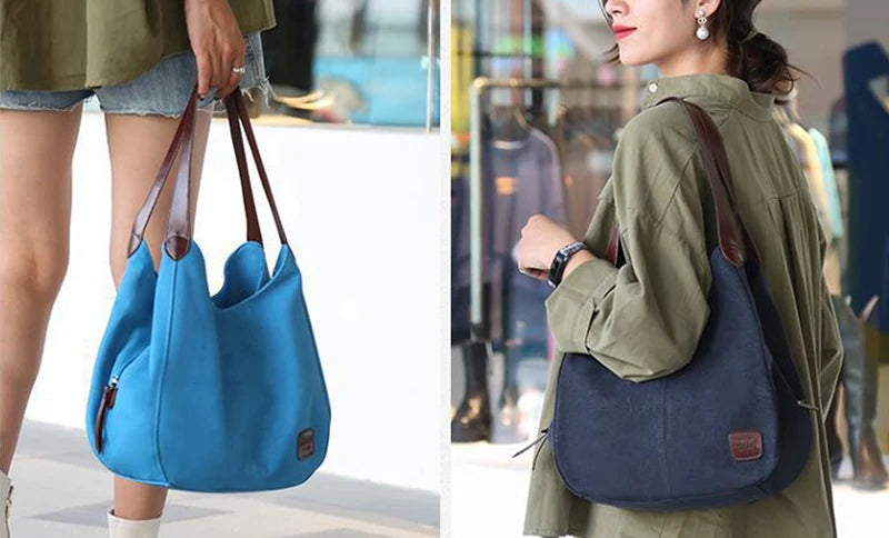 Gusure Luxury Handbags Women Travel Bags Designer Canvas High Capacity Crossbody Shoulder Bag Ladies Casual Tote bolsa