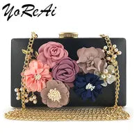 Soft Beaded Women Evening  Bags Cover Open Style Lady Wedding  Bridal Bridesmaid Handbags Purse Bag For New Year Gift Clutch