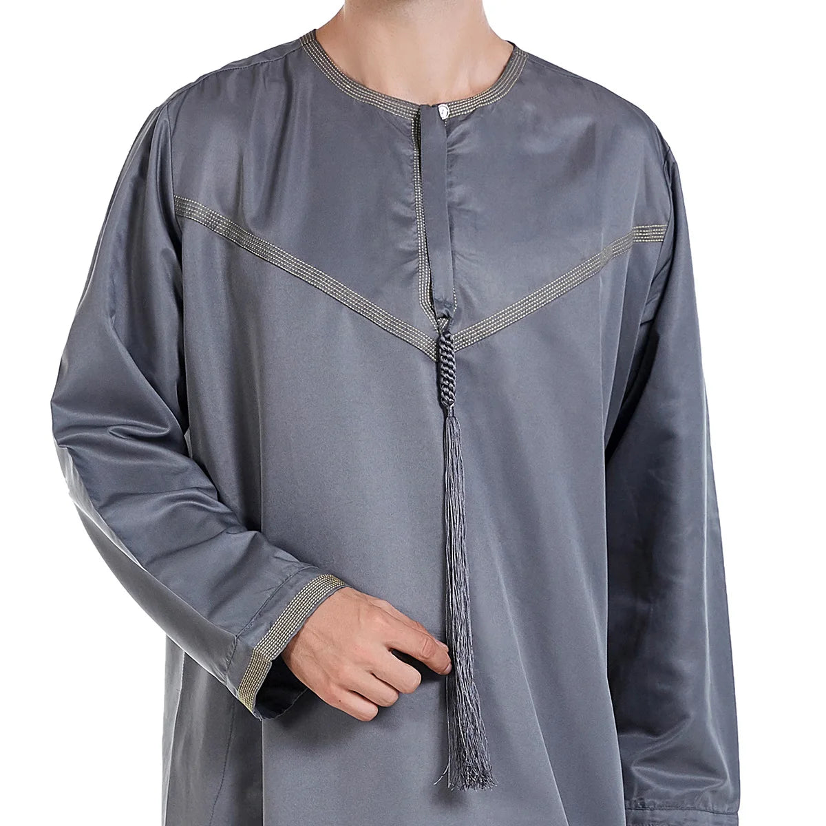 Muslim Men Abaya Robes Arab Middle Eastern Jubba Thobe Islam Clothing Kaftan Dress  Saudi Caftan
