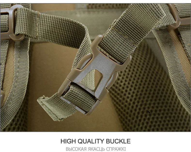 Camping Backpack Men's Bag Travel Bags Tactical Molle Climbing Rucksack Hiking Outdoor Reflective Shoulder Fishing Laptop Bag