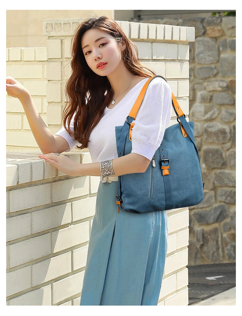 Luxury Designer Handbag Women Canvas Handbags Large Capacity Crossbody Bags For Women 2023 New Shoulder Bags Tote Bag Bolsa