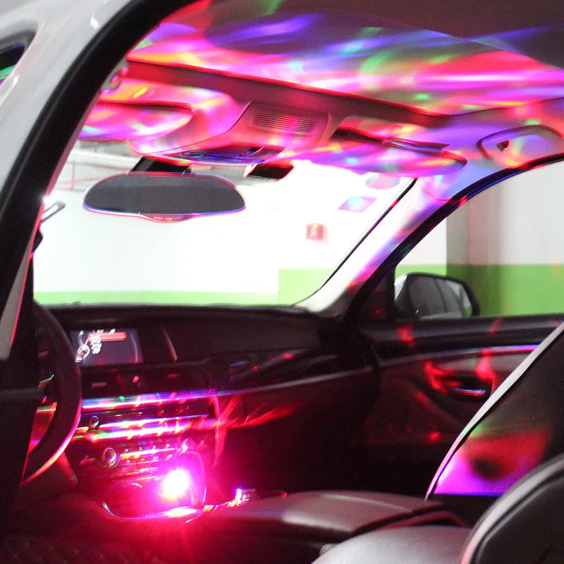 Laser Galaxy Projector лазерный проектор USB Light Romantic Car Roof Star Light Interior For Home