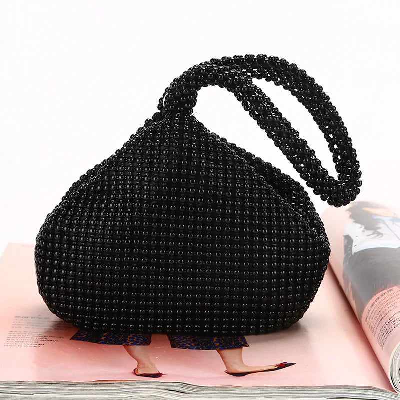Soft Beaded Women Evening  Bags Cover Open Style Lady Wedding  Bridal Bridesmaid Handbags Purse Bag For New Year Gift Clutch