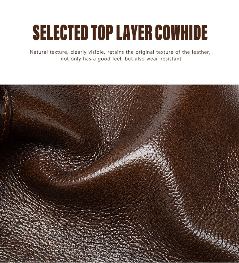 Laptop Bag Computer Handbag 15.6 16 inch Leather Business Travel Bag Cowhide Single Shoulder Bag Men's Briefcase For Lenovo Air