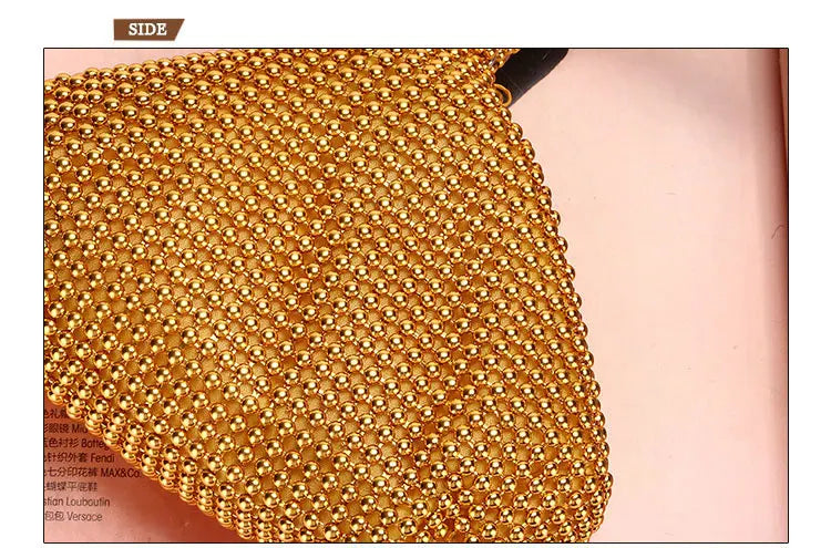 Soft Beaded Women Evening  Bags Cover Open Style Lady Wedding  Bridal Bridesmaid Handbags Purse Bag For New Year Gift Clutch