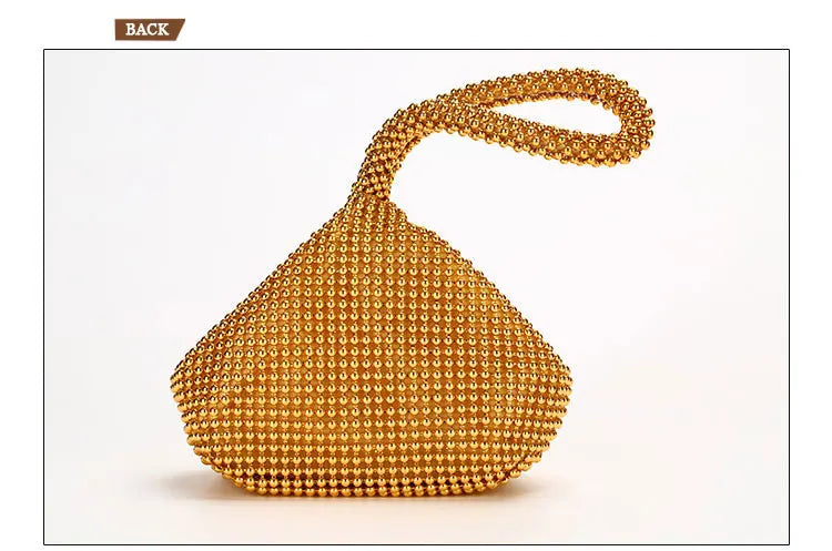 Soft Beaded Women Evening  Bags Cover Open Style Lady Wedding  Bridal Bridesmaid Handbags Purse Bag For New Year Gift Clutch