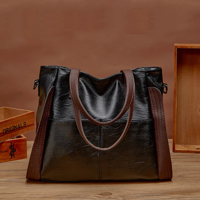 Luxury Design Handbags Women PU Leather Top-handle Crossbody Bags Female Shoulder Bag Large Capacity Shopper Totes bolso mujer