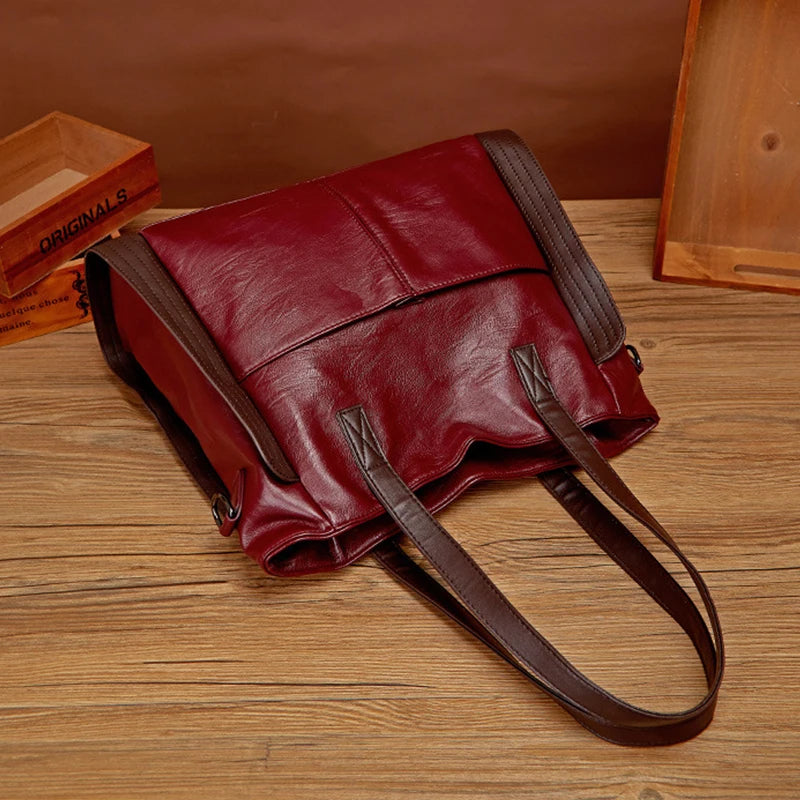 Luxury Design Handbags Women PU Leather Top-handle Crossbody Bags Female Shoulder Bag Large Capacity Shopper Totes bolso mujer