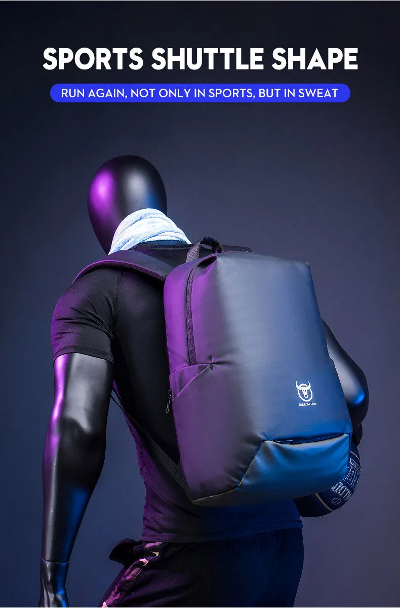 Men School Bag Laptop Backpack Sports Daypacks Waterproof  Shoulder Bags Anti-thief  Large Capacity Travel Bag  for 15" Laptops