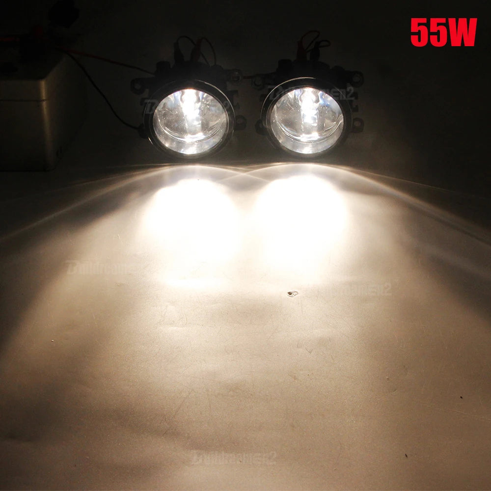 2 X Halogen Fog Light For Citroen C3 C4 C5 C6 DS3 DS4 DS5 SpaceTourer C-Elysee C-Crosser Berlingo Car Front Bumper Fog Lamp 12V