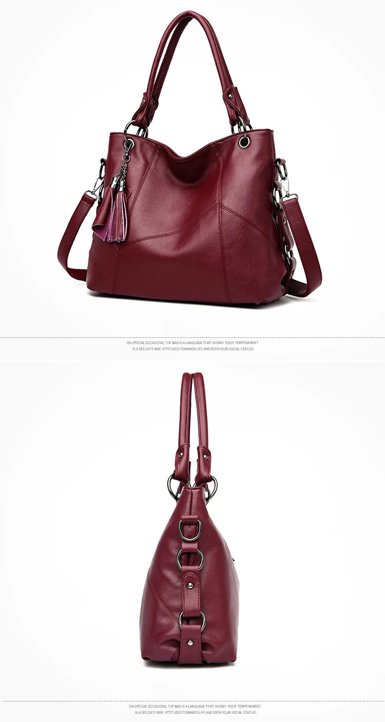 Luxury Handbags Women Bags Designer Large Capacity Crossbody Bags For Women 2021 New Shoulder Bag PU Leather Handbag Tote Bag