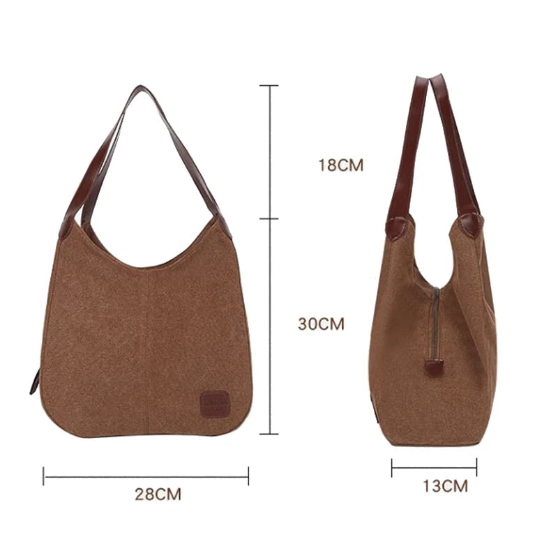 Gusure Luxury Handbags Women Travel Bags Designer Canvas High Capacity Crossbody Shoulder Bag Ladies Casual Tote bolsa